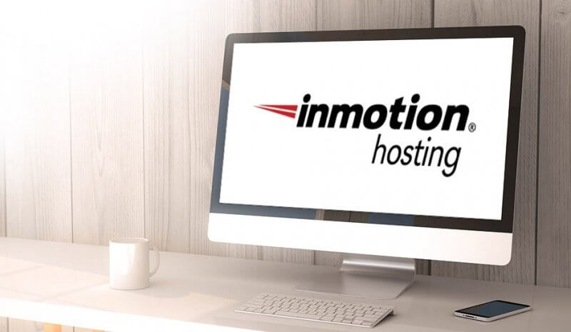 InMotion Hosting Logo On a Monitor