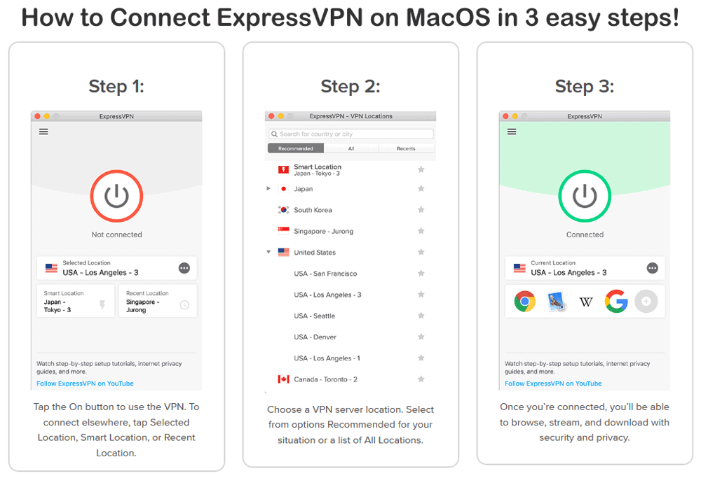 ExpressVPN How to Connect On MacOS