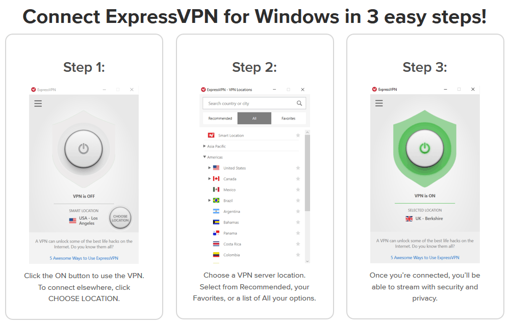 ExpressVPN How to Connect On Windows