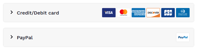 Hotspot Shield Payment Methods