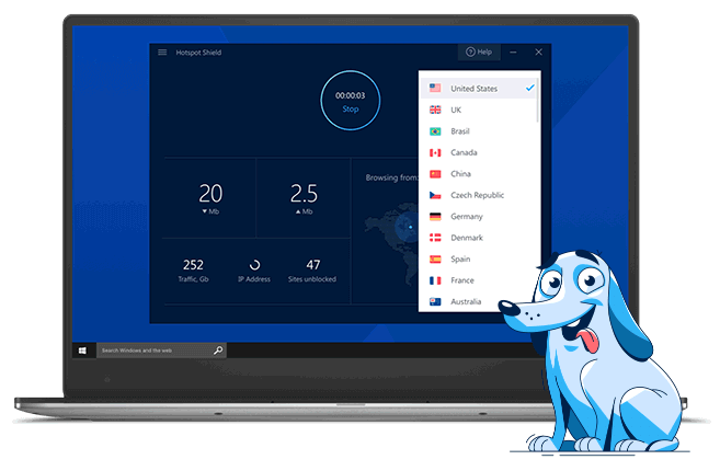 Hotspot Shield Windows PC