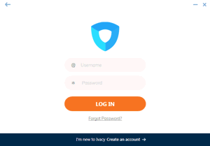 Ivacy Windows App Screenshot - Login