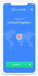 SaferVPN App On iPhone