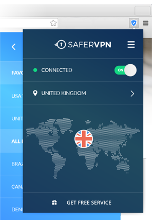 SaferVPN Browser Extension