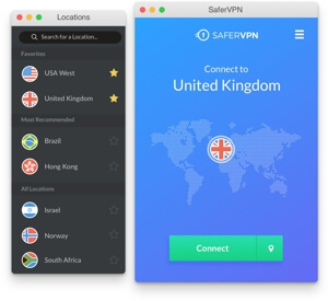 SaferVPN iOS App