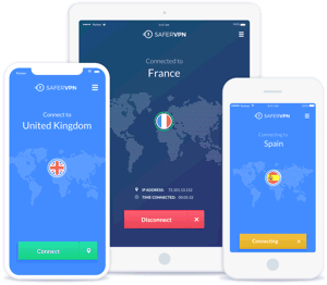 SaferVPN iOS Devices