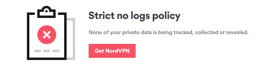 NordVPN Strict No Logs Policy