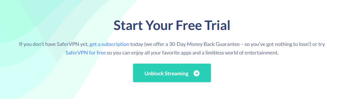 SaferVPN Free Trial