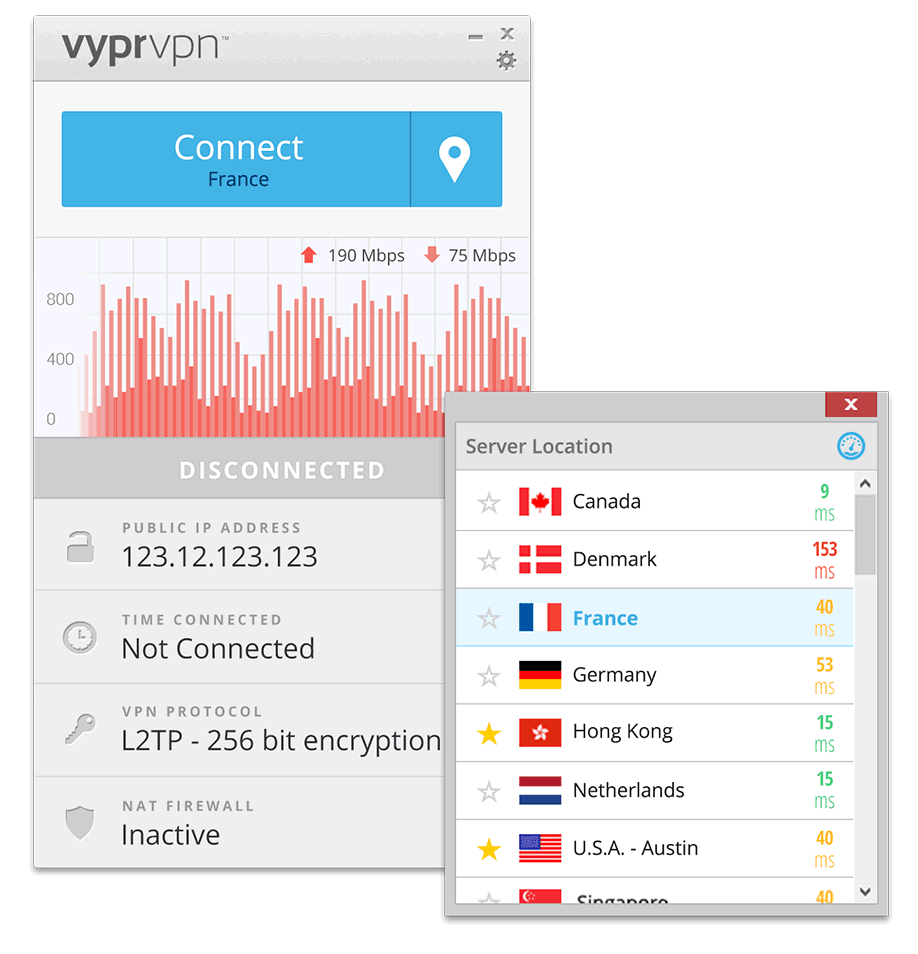 VyprVPN For Windows Screenshot